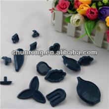 plastic  gum   paste  flower cutters for cake icing,79pcs cake decorating cutters set