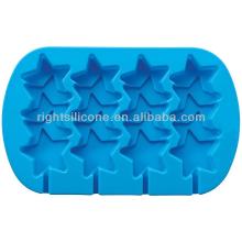 Star lollipop chocolate molds silicone ice cube tray
