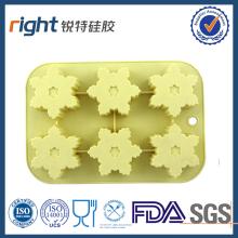snowflake silicone cake decorating pop molds
