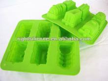 Train-Shaped Silicone Cake Decoration molds