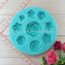 rose shaped silicone cake decorative mold