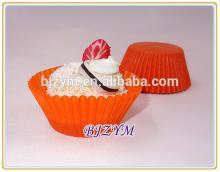 Beautiful Orange Color Plain Color Paper Molds Christmas Cake Decorating Cupcakes Liners