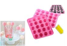 Eco-friendly hot sale silicone lollipop shaped cake mold