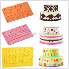 New Silicone Fondant Cake Decorations Mold and Gum Paste Mold