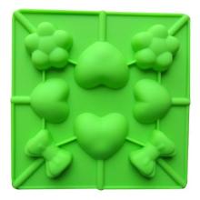 8 Cavity Non-Stick Lollipop Silicone Gel Cake Mold Chocolate Craft Candy Soap Baking Bakeware DIY mo