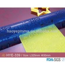 Cute Flower Pattern Fondant Cake Decorating Rolling Pin