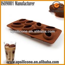 Cool Beans Ice Cube Tray Silicone Coffee Bean Shape Chocolate Mold
