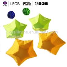 Star shape  Silicone  Product  Silicone  Bakeware /  Silicone  Cake cup/ Silicone  Cake Mould