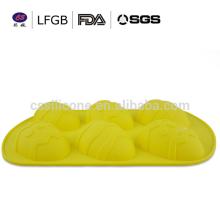 Promotional silicone egg shape cake mould/2014 new design silicone cake molds for cake baking at hom
