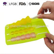 cake decorating tools silicone bakeware molds lollipop sticks groove design mold chocolate mold ice