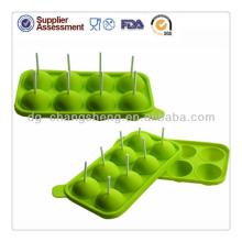 Wholesale round shaped lollipop silicone mold FDA food grade silicone lollipop mould chocolate silic