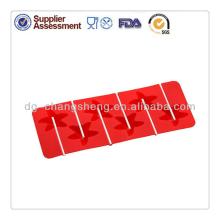Wholesale silicone molds for hard candy star shape silicone lollipop molds for homemade chocolate lo