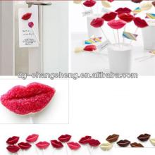 Big red lips igh quality cake decoration silicone cake mold