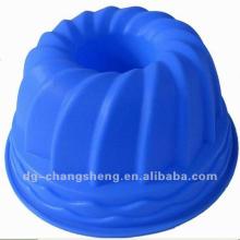 100% Food grade rose-shape silicone cake mould/tray for cake decoration