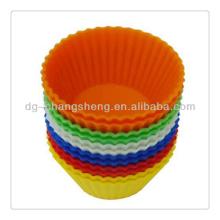 High Quality Muffin Cake decoration Silicone Cake Molds Mini Round Shaped Silicone moulds for Cake d