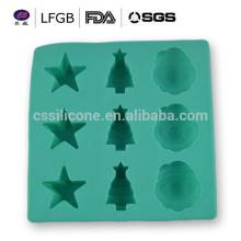 Christmas tree silicone cake decorating molds/silicone cake molds for home use