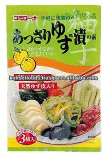 Yuzu Flavored Condiment For Pickling Daikon Cucumber Or Eggplant