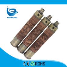 vapor wood mod e fire , vapor mod wooden e-fire, spinner battery e fire mod