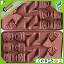 2014 made in china cake mold / high-heeled shoe shaped cake decorate push mold