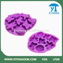 2014 China High Quality Unique Lovely Animal Shaped Silicone Chocolate Mold FDA&LFGB Certification