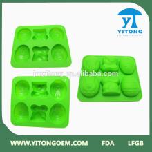 2014 Hot Fashion Funny NEW Design Egg Shaped Silicone Chocolate Mold,Heart Chocolate Molds