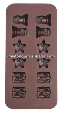small plastic bowknot star shape silicone cake decoration moulds
