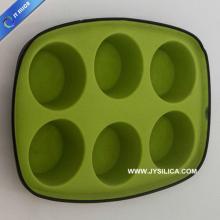 2013 6 muffin cups 100% food grad silicone cake baking mould