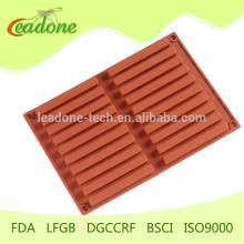 Potato sticks chocolate bars of chocolate mould FDA LFGB DGCCRF food grade silicone mould 2014 new c
