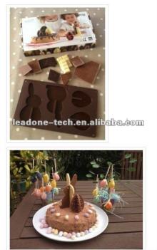 3D Silicone Chocolate mould for Easter Day,Rabbit and Egg