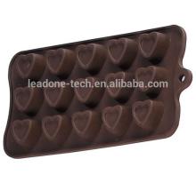 Hearts Shape Silicone Cake Bakeware Tools Chocolate Ice Mold Cake Decoration Jelly Pudding Kitchen C