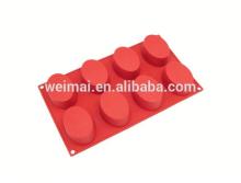 wholesale egg shaped silicone cake mould christmas