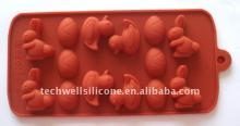 easter decoration gift rubbit and egg shape chocolate mould