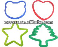 Food Grade LFGB FDA silicone heart shaped egg ring