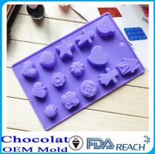 MFG Various shape silicone chocolate molds polycarbonate chocolate bar moulds