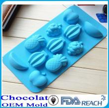 MFG Various shape silicone chocolate molds custom injection chocolate bar molds