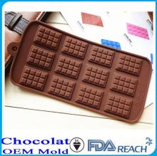 MFG Various shape silicone  chocolate  molds  wholesale   chocolate   bar 