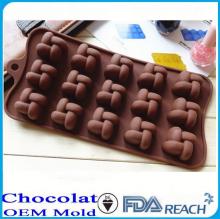 MFG Various shape silicone chocolate molds  cutter  fondant cake cookie chocolate modelling tools