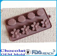 MFG Various shape silicone chocolate molds silicone sugar mold