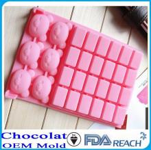MFG Various shape silicone chocolate molds silicone egg ring mold