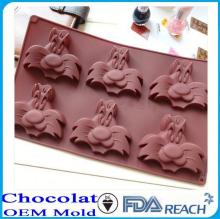 MFG Various shape silicone chocolate molds egg tart shape silicone cake mold
