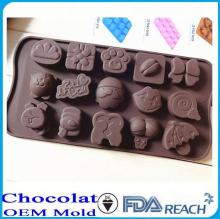 MFG Various shape silicone chocolate molds lollipop silicone mold tasty mold/silicone bakeware choco