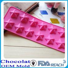 MFG Various shape silicone chocolate molds big pop lollipop