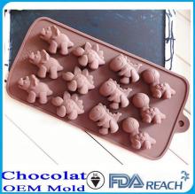 MFG Various shape silicone chocolate molds square practical silicon molds for cake decorating