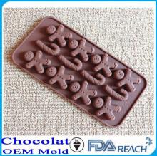 MFG Various shape silicone chocolate molds mirakel cake decorate push mold
