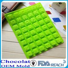 MFG Various shape silicone chocolate molds sugar flower cake decorations