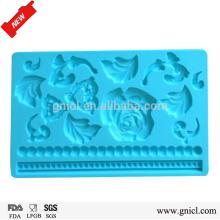 Promotional baking products for novelty silicone lace molds for cake decorating
