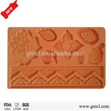 Manufacturing 2014 new design baking tools fondant silicone molds for cake decoration