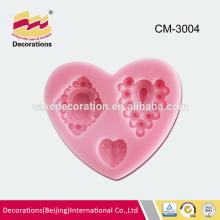 Crown shape silicone fondant cake moulds,silicone mold for fondant cake decoration