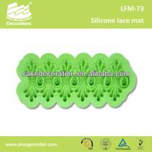 silicone fondant lace mat cake decorations