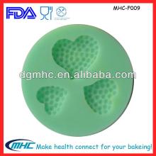 Silicone fondant cake decorating molds